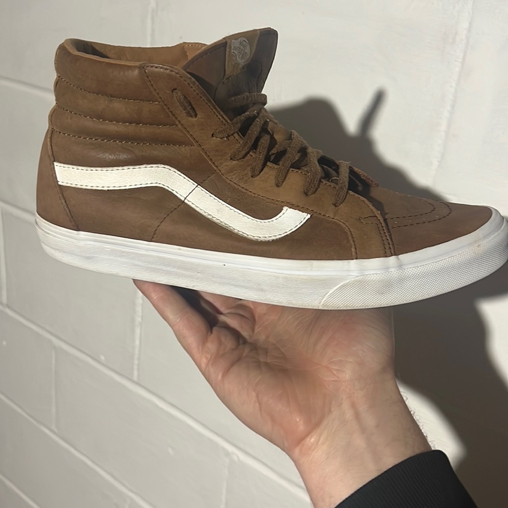 Tan Hightop Vans